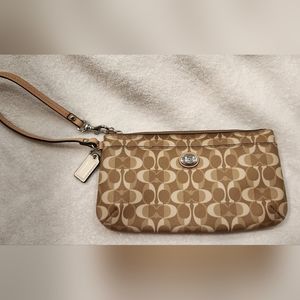 Authentic Coach Wristlet